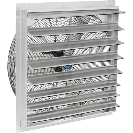 Cd Continental Dynamics Direct Drive 30in Exhaust Fan w/ Shutter, 2 Speed, 8000 CFM, 1/4HP, 1Phase 294498A